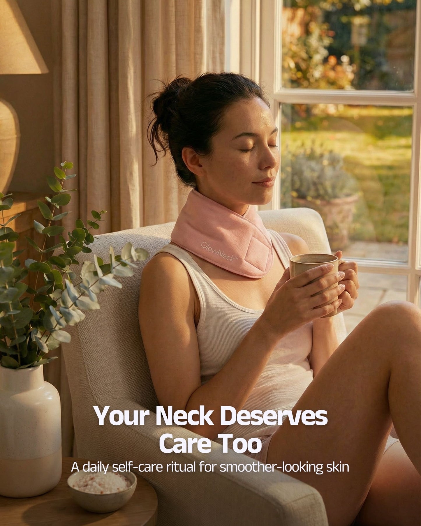 GlowNeck™ – Reusable Essential Oil Gel Neck Mask