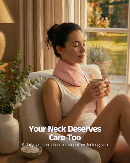 GlowNeck™ – Reusable Essential Oil Gel Neck Mask