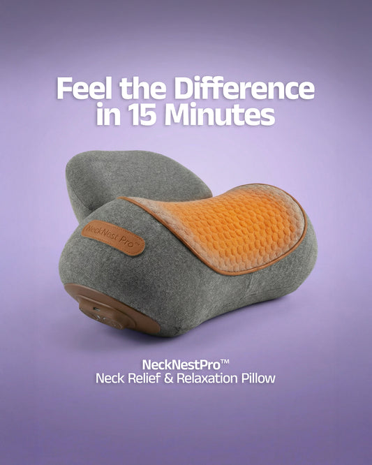 NeckNest Pro™ - Deep Relief Neck Traction & Massage Device