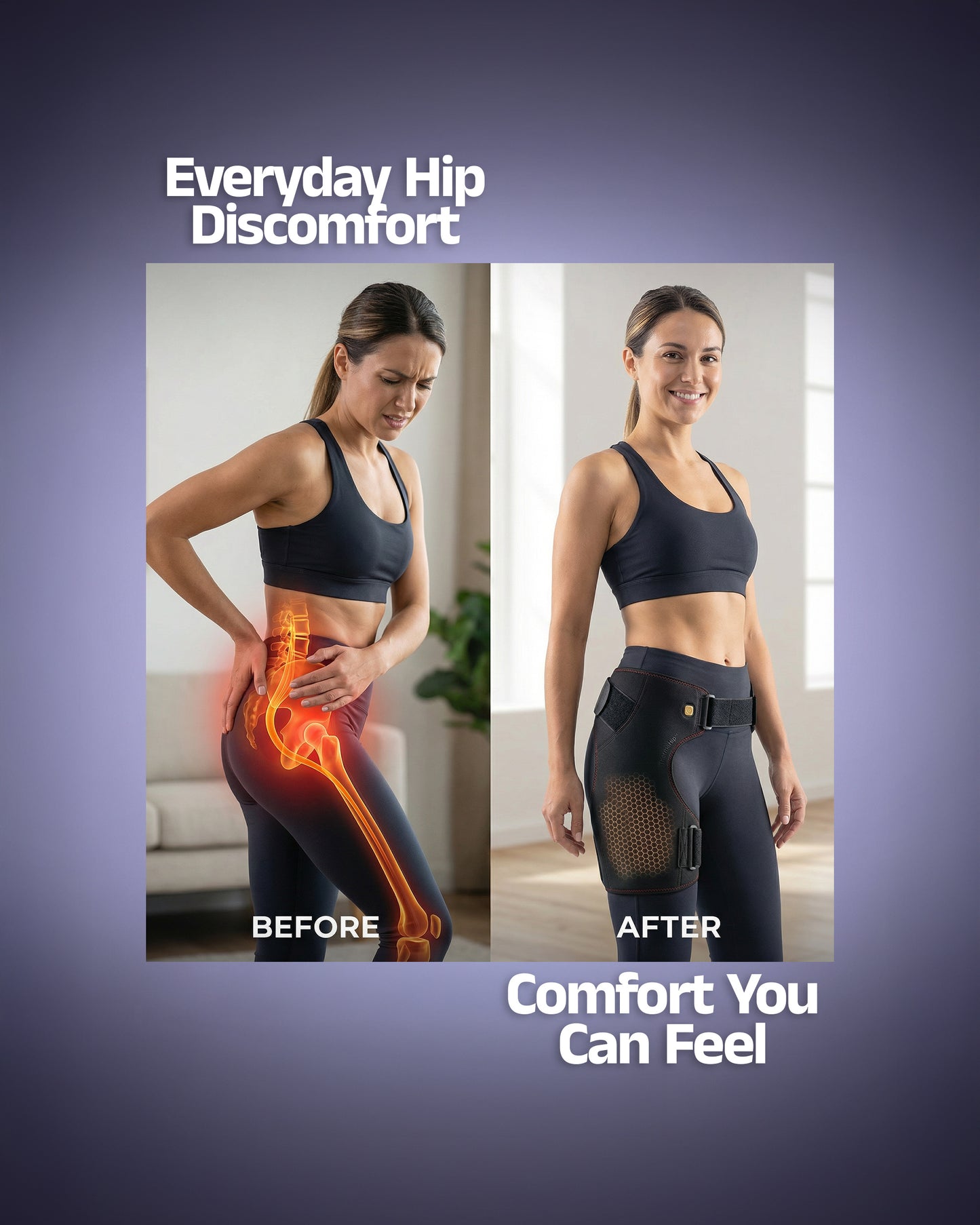 ThermaHip™ - Cordless Heated Hip Brace
