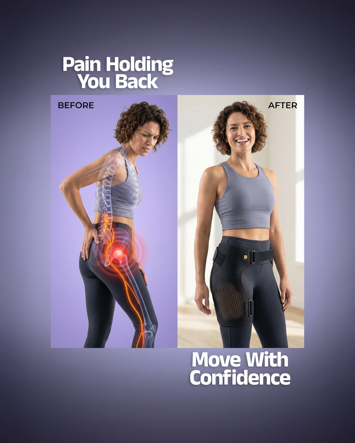 ThermaHip™ - Cordless Heated Hip Brace