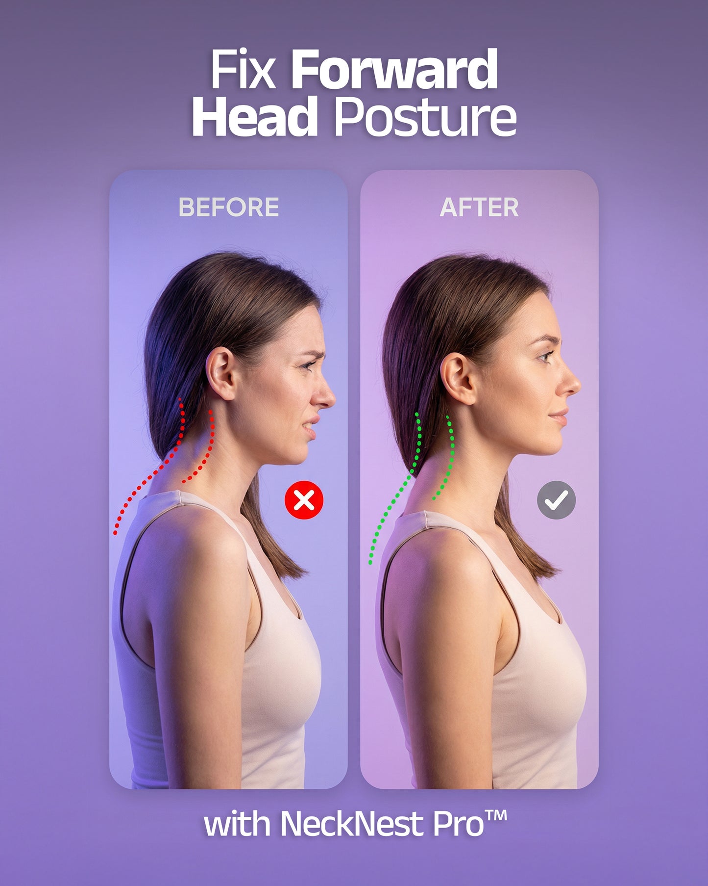 NeckNest Pro™ - Deep Relief Neck Traction & Massage Device