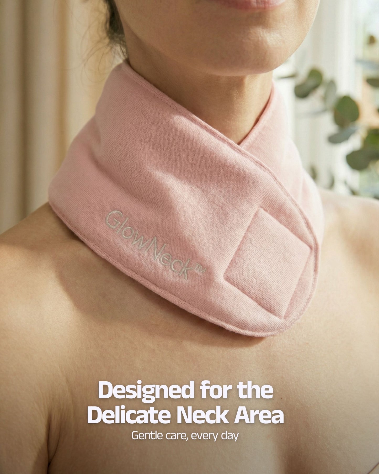 GlowNeck™ – Reusable Essential Oil Gel Neck Mask