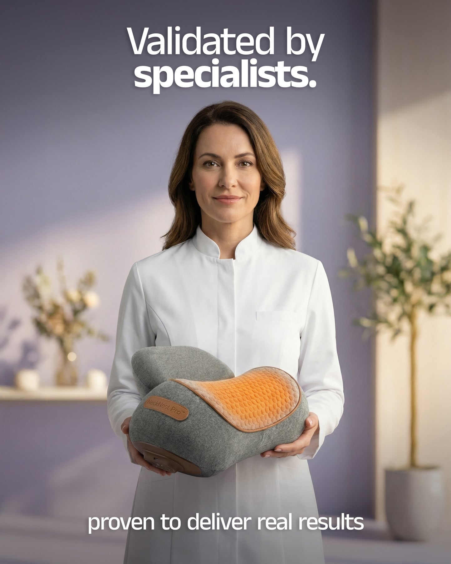 NeckNest Pro™ - Deep Relief Neck Traction & Massage Device