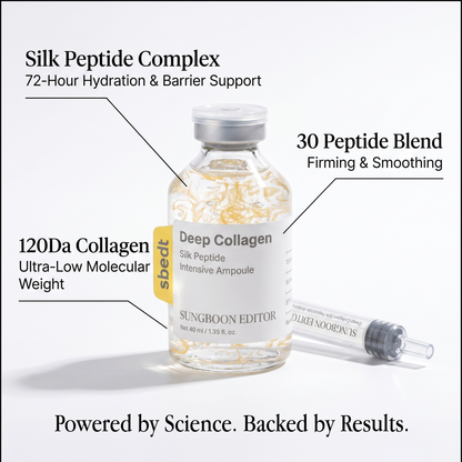 Deep Collagen Silk Peptide Ampoule — Korean Facelift in a Syringe for Visibly Younger Skin